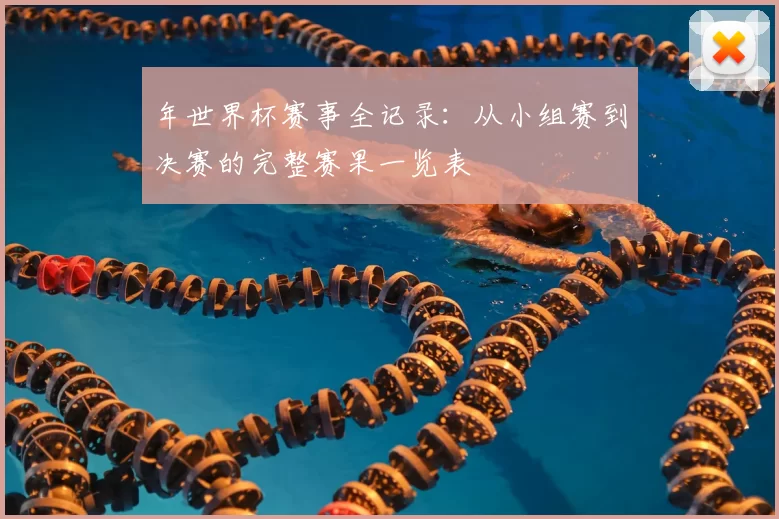 年世界杯赛事全记录:从小组赛到决赛的完整赛果一览表