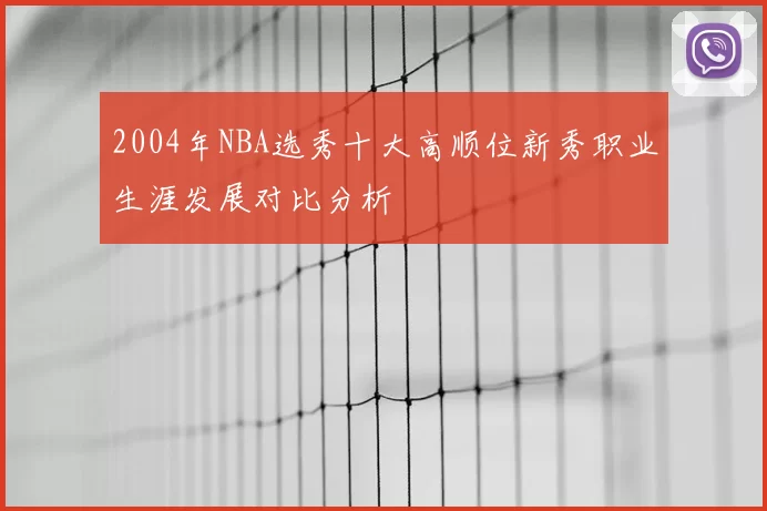 2004年NBA选秀十大高顺位新秀职业生涯发展对比分析