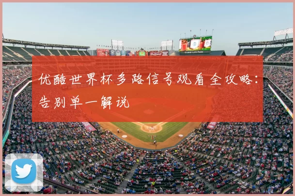 优酷世界杯多路信号观看全攻略:告别单一解说