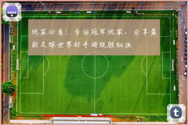 玩家必看:专访冠军玩家,分享最新足球世界杯手游致胜秘诀