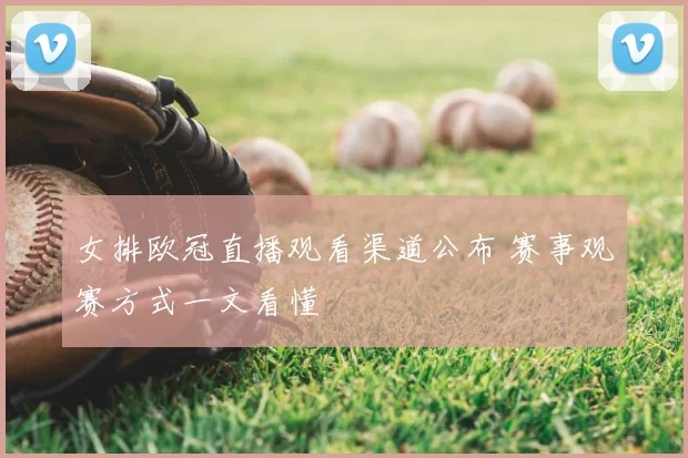 女排欧冠直播观看渠道公布 赛事观赛方式一文看懂